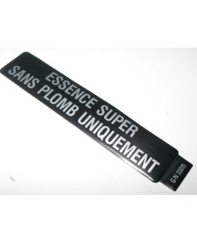 Mercedes Unleaded Petrol Warning Label Decal Sticker A2025844717 New Genuine